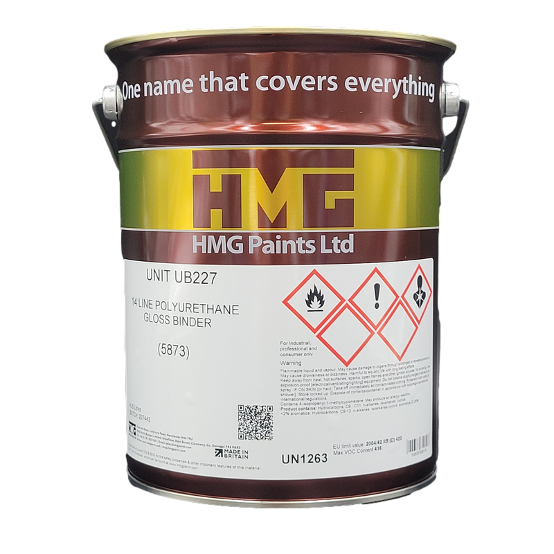 HMG UB227 14 LINE FLEET POLY GLOSS BINDER 4.25L (Each)