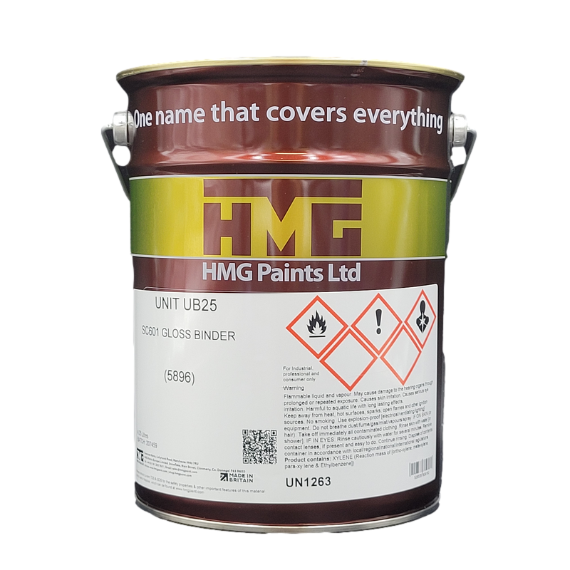 HMG UB252 SC601 GLOSS  BINDER 5900 4.25L (Each)