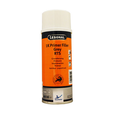 400ml Lesonal 1K Primer Filler RTS Grey (Each)