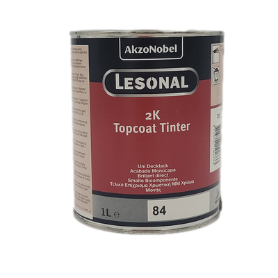 1ltr Lesonal 2K Topcoat  84 Violet (Blue) Transparent Tinter (Ea