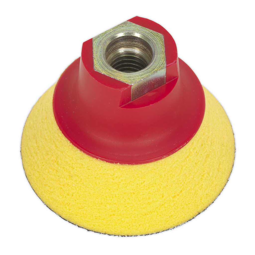 Sealey 75mm Hook-and-Loop Ultra-Soft Backing Pad M14 x 2mm