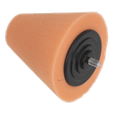 Sealey Buffing & Polishing Foam Cone - Orange/Firm