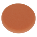Hook-and-Loop Buffing & Polishing Foam Head 150 x 25mm - Orange/Firm