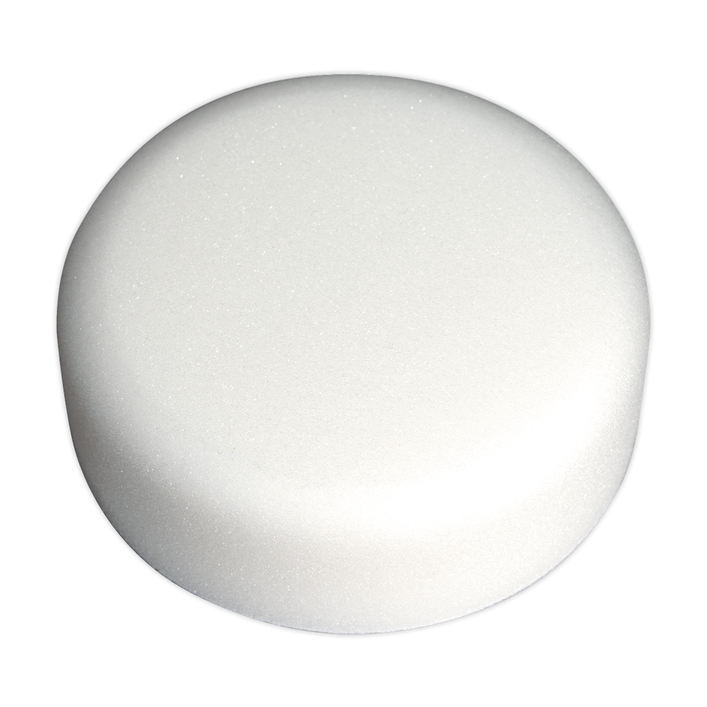 Hook-and-Loop Buffing & Polishing Foam Head 150 x 50mm - White/Dense