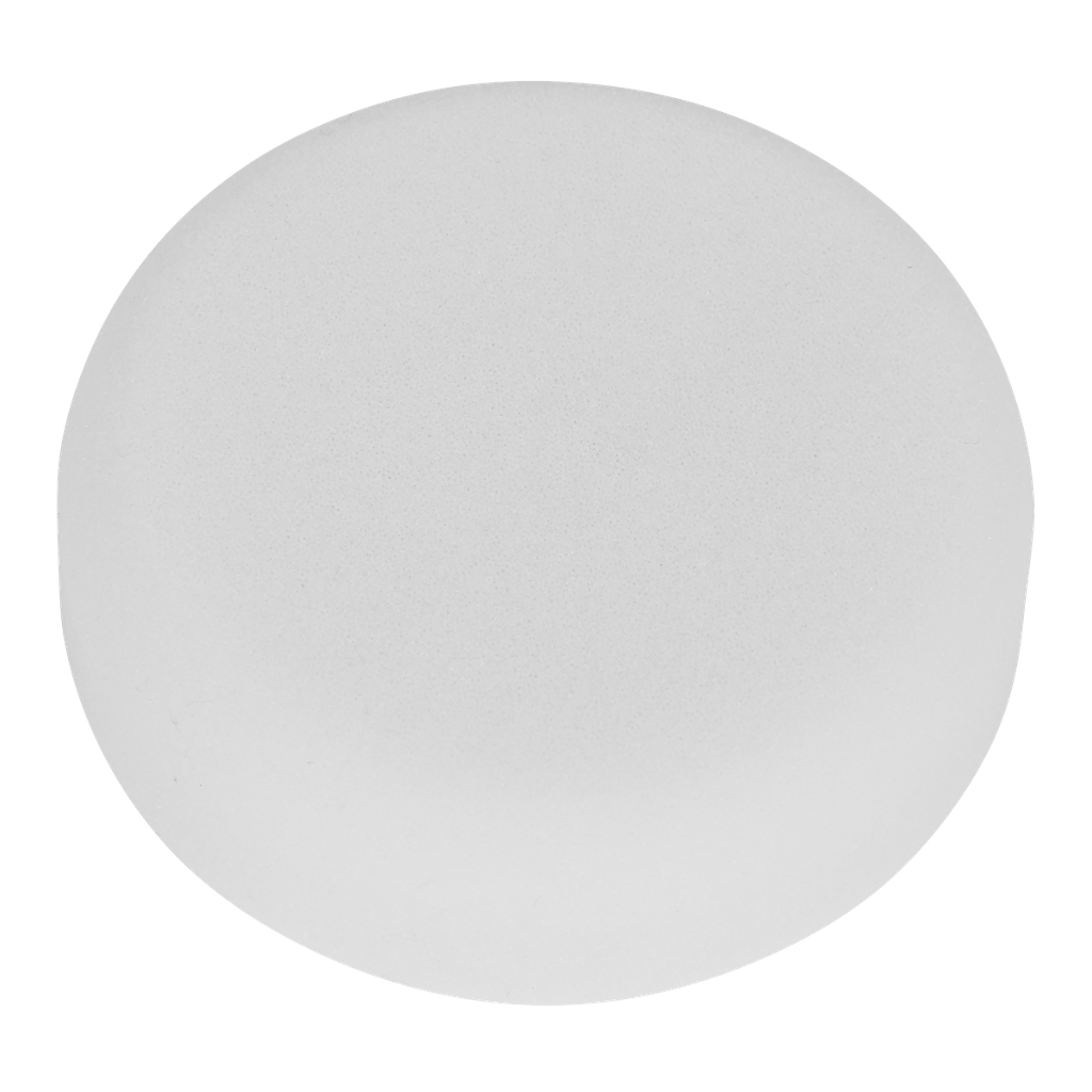 Hook-and-Loop Buffing & Polishing Foam Head 80 x 25mm - White/Dense