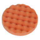 Hook-and-Loop Buffing & Polishing Foam Head 150 x 25mm - Orange/Firm