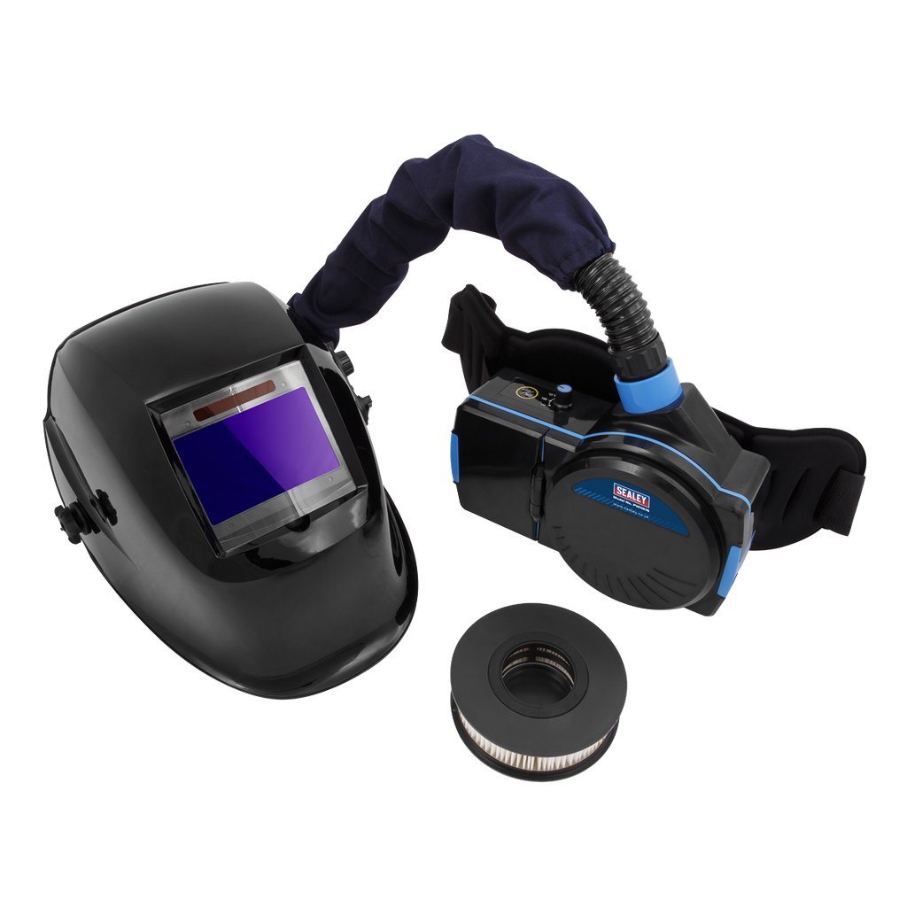 Sealey Auto Darkening Welding Helmet with TH2 Powered Air Purifying Respirator (PAPR)