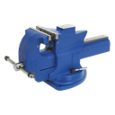 Quick Action Cast Iron Vice with Swivel Base 150mm