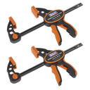 Sealey Quick Bar Clamp Set 150mm 2pc