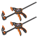 Sealey Quick Bar Clamp Set 300mm 2pc