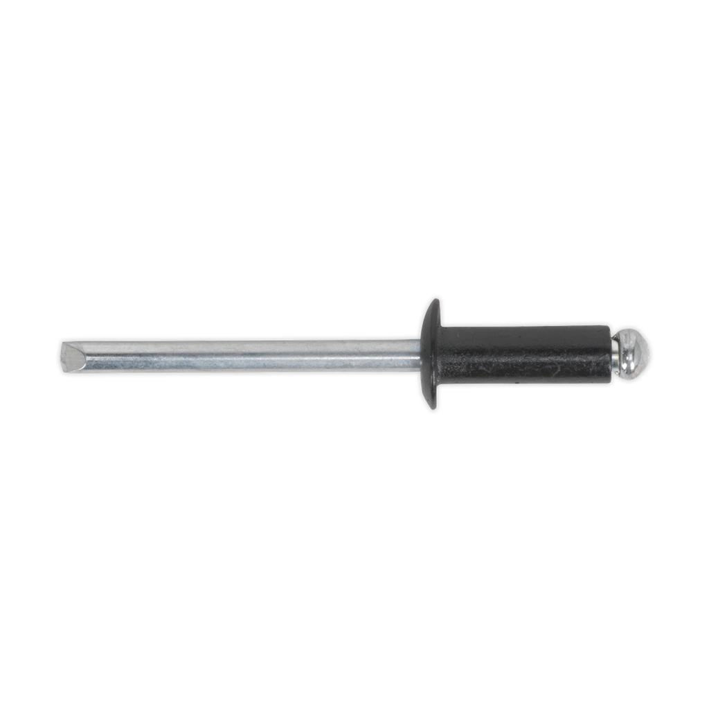 Sealey Aluminium Standard Flange Rivet 4 x 10mm, Black - Pack of 200