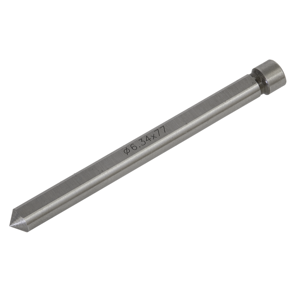 Sealey Worksafe® Short Straight Pin Pilot Rod 77mm