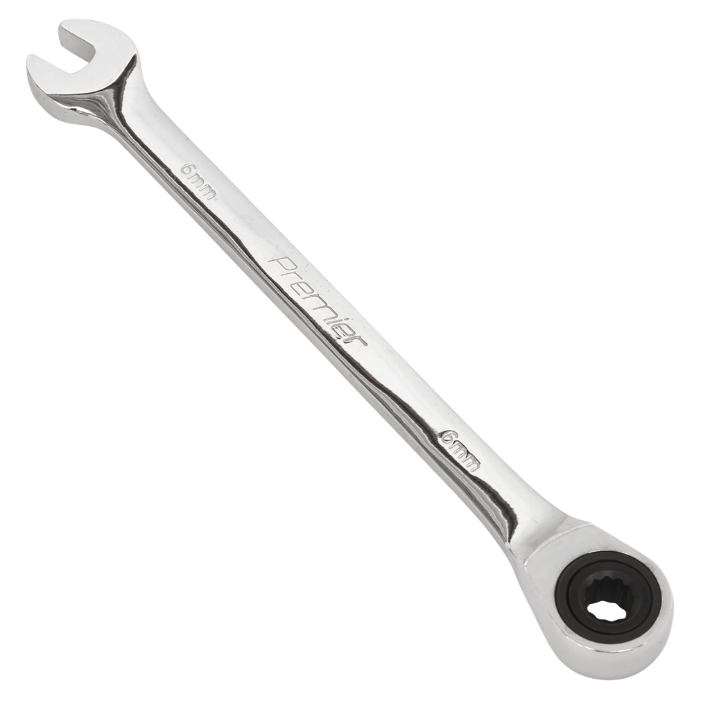 Sealey Premier Combination Ratchet Spanner 6mm