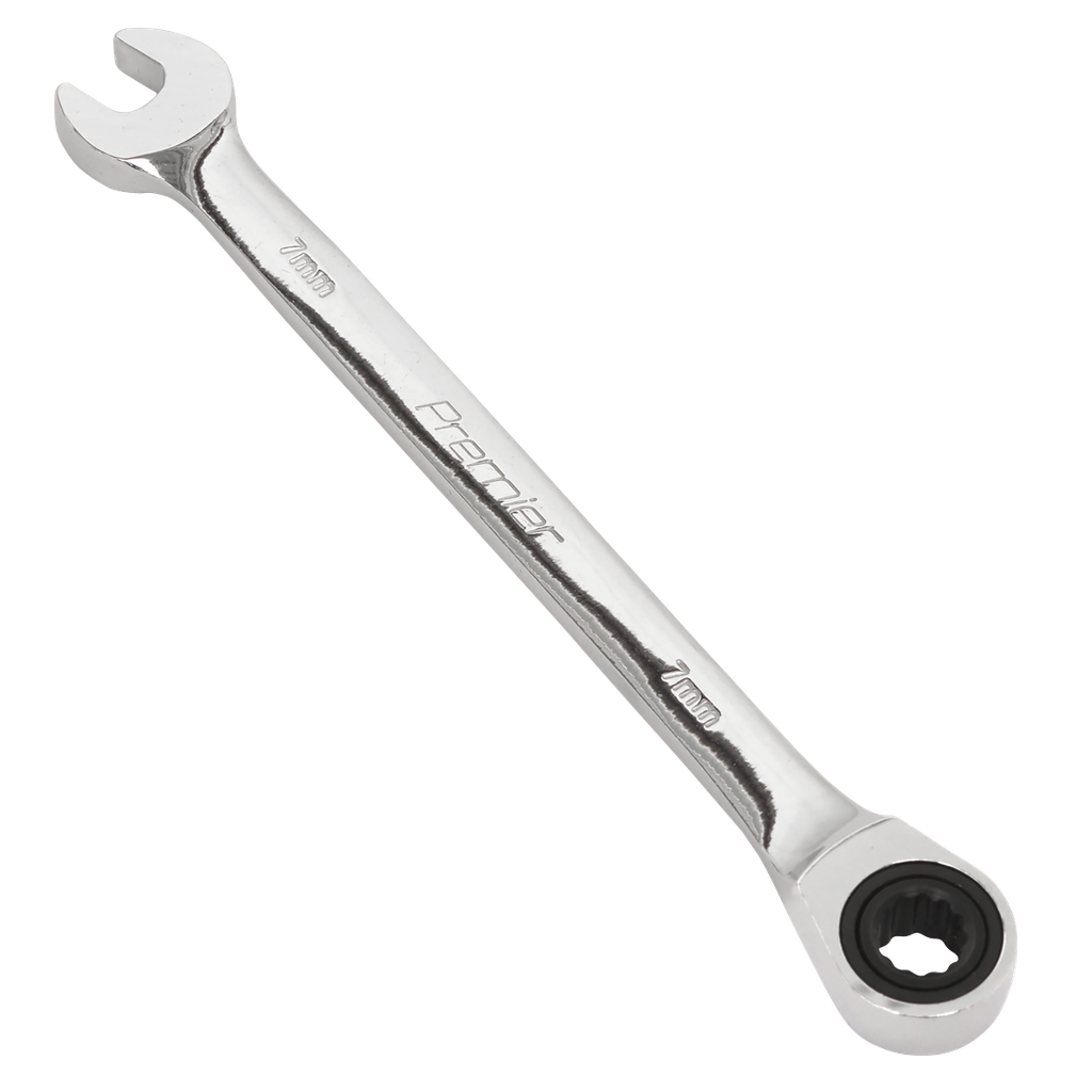 Sealey Premier Combination Ratchet Spanner 7mm