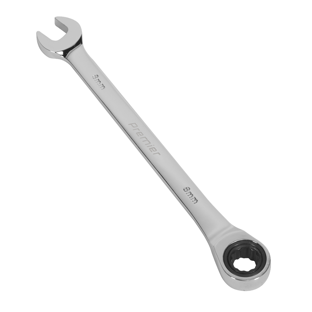 Sealey Premier Combination Ratchet Spanner 8mm