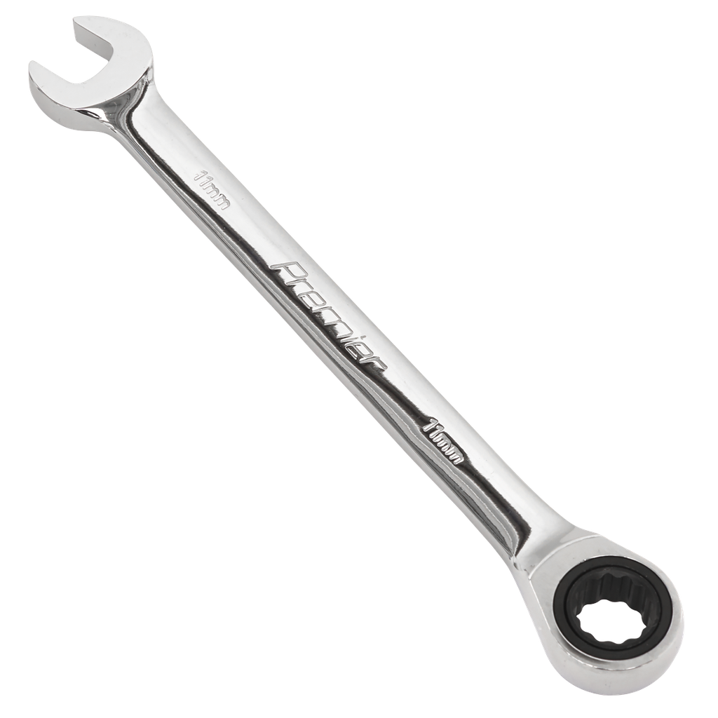 Sealey Premier Combination Ratchet Spanner 11mm