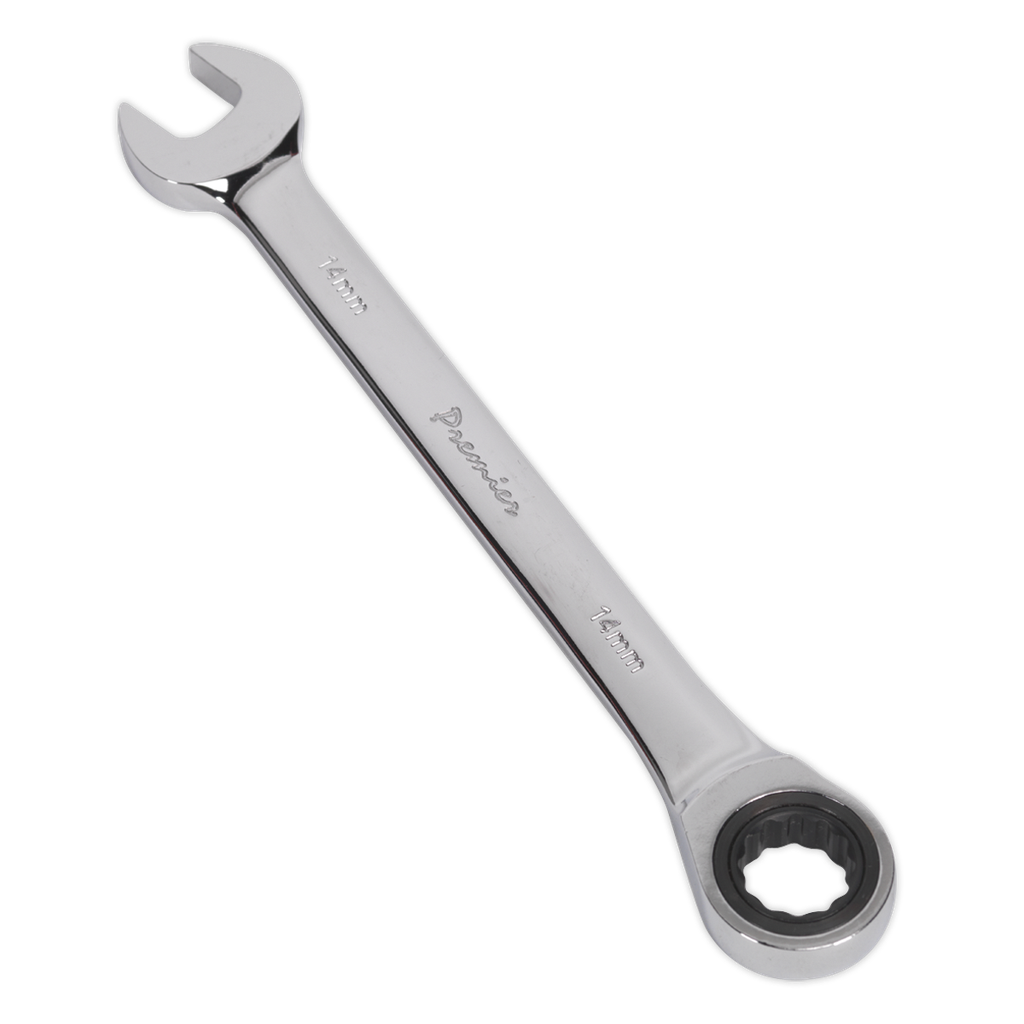 Sealey Premier Combination Ratchet Spanner 14mm