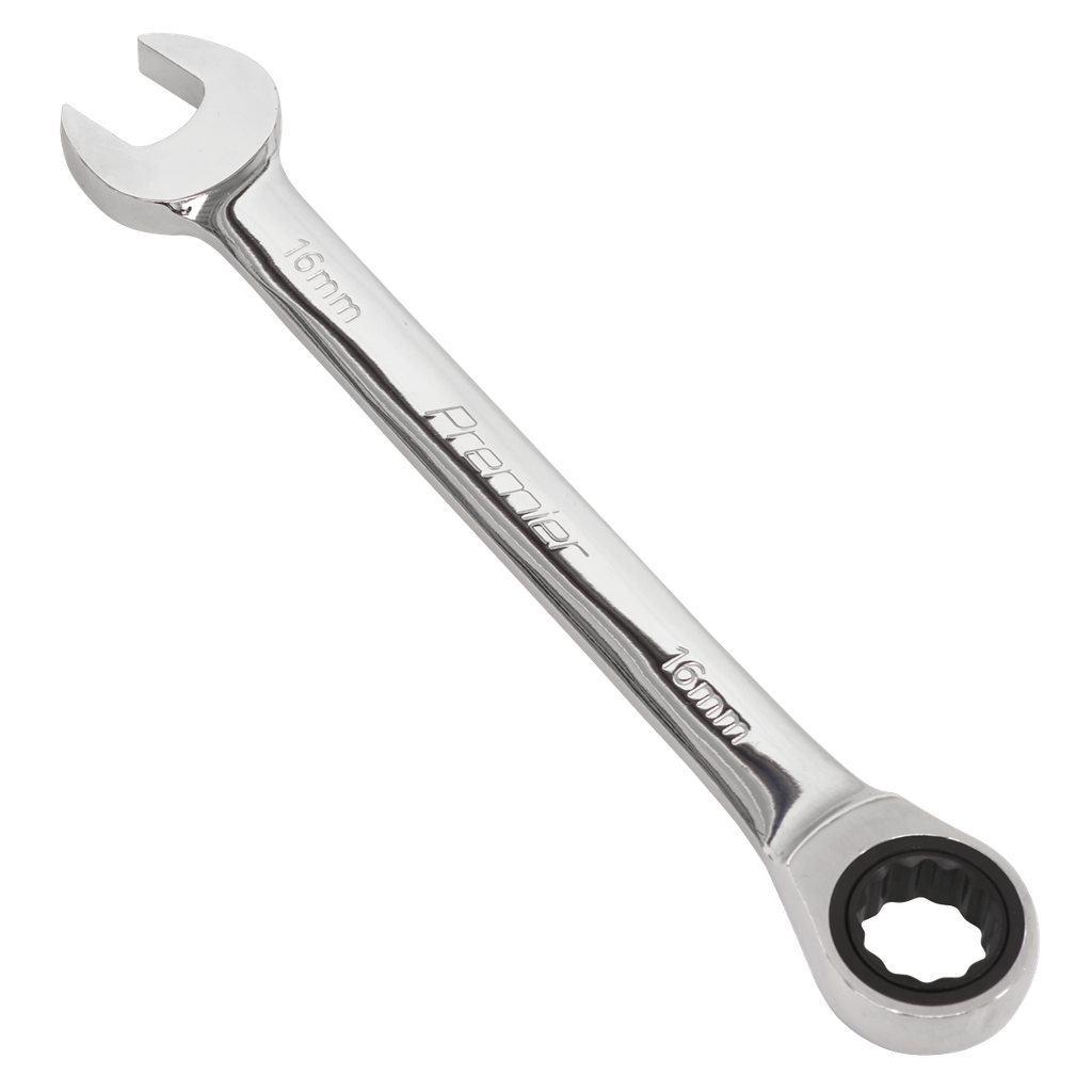 Sealey Premier Combination Ratchet Spanner 16mm