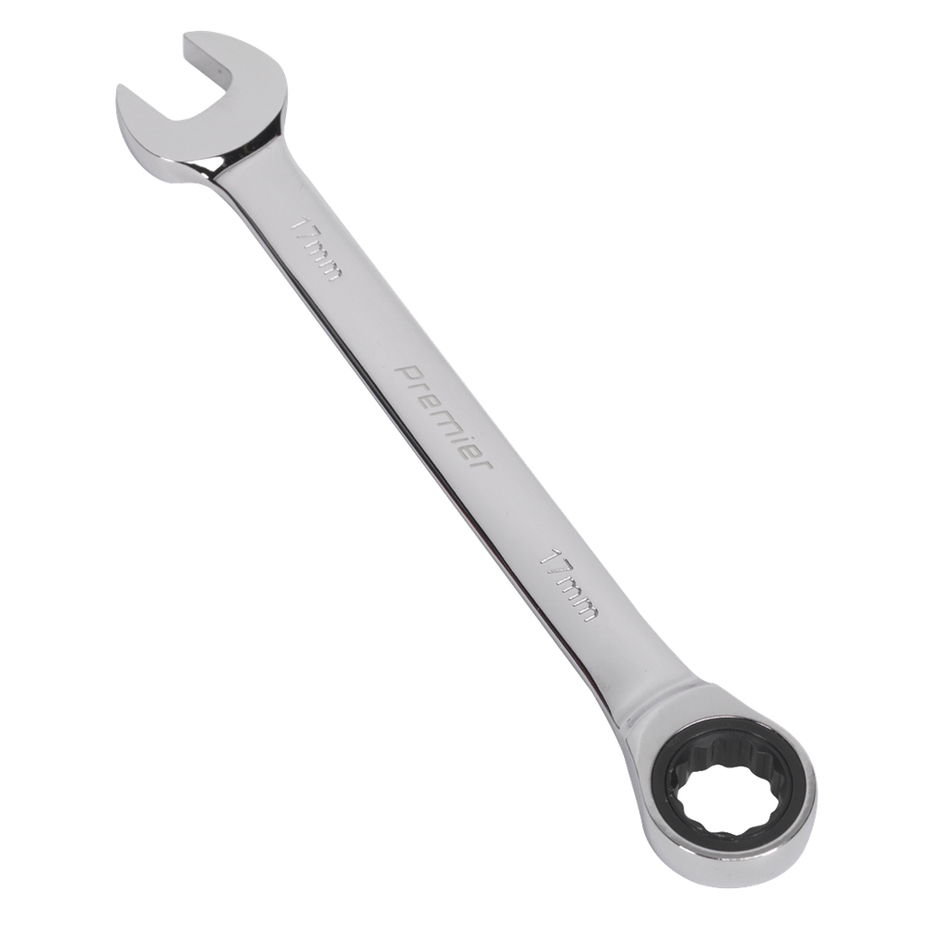 Sealey Premier Combination Ratchet Spanner 17mm