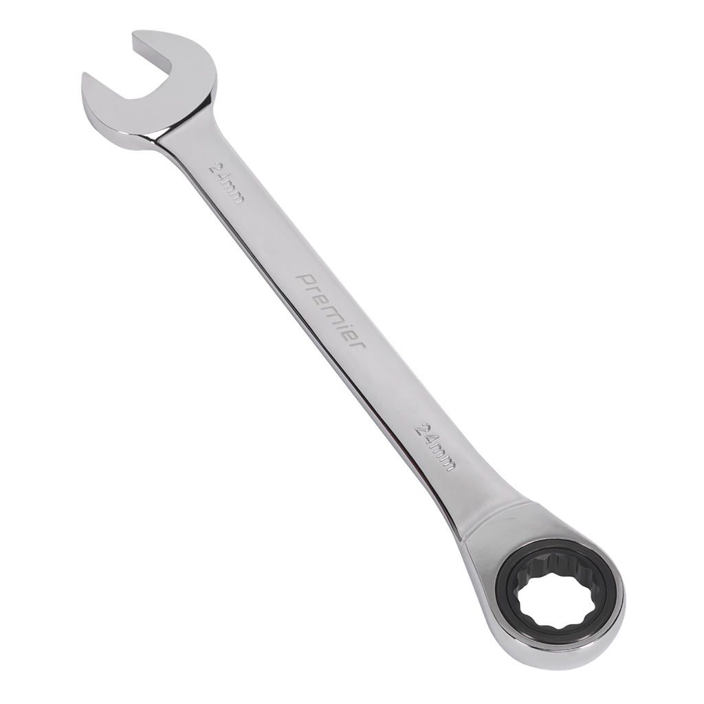 Sealey Premier Combination Ratchet Spanner 24mm