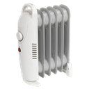 Sealey 6-Element Oil-Filled Mini Radiator 800W/230V