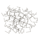 Wave Staple 0.8mm - Pack of 100