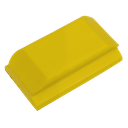 Sealey Sanding Block Rectangle Hook-and-Loop 125 x 70mm