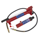 Sealey Snap Push Ram with Pump & Hose Assembly 10 Tonne