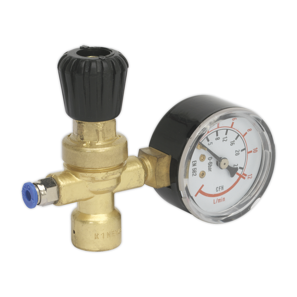 Sealey Disposable Cylinder MIG Gas Regulator 1-Gauge