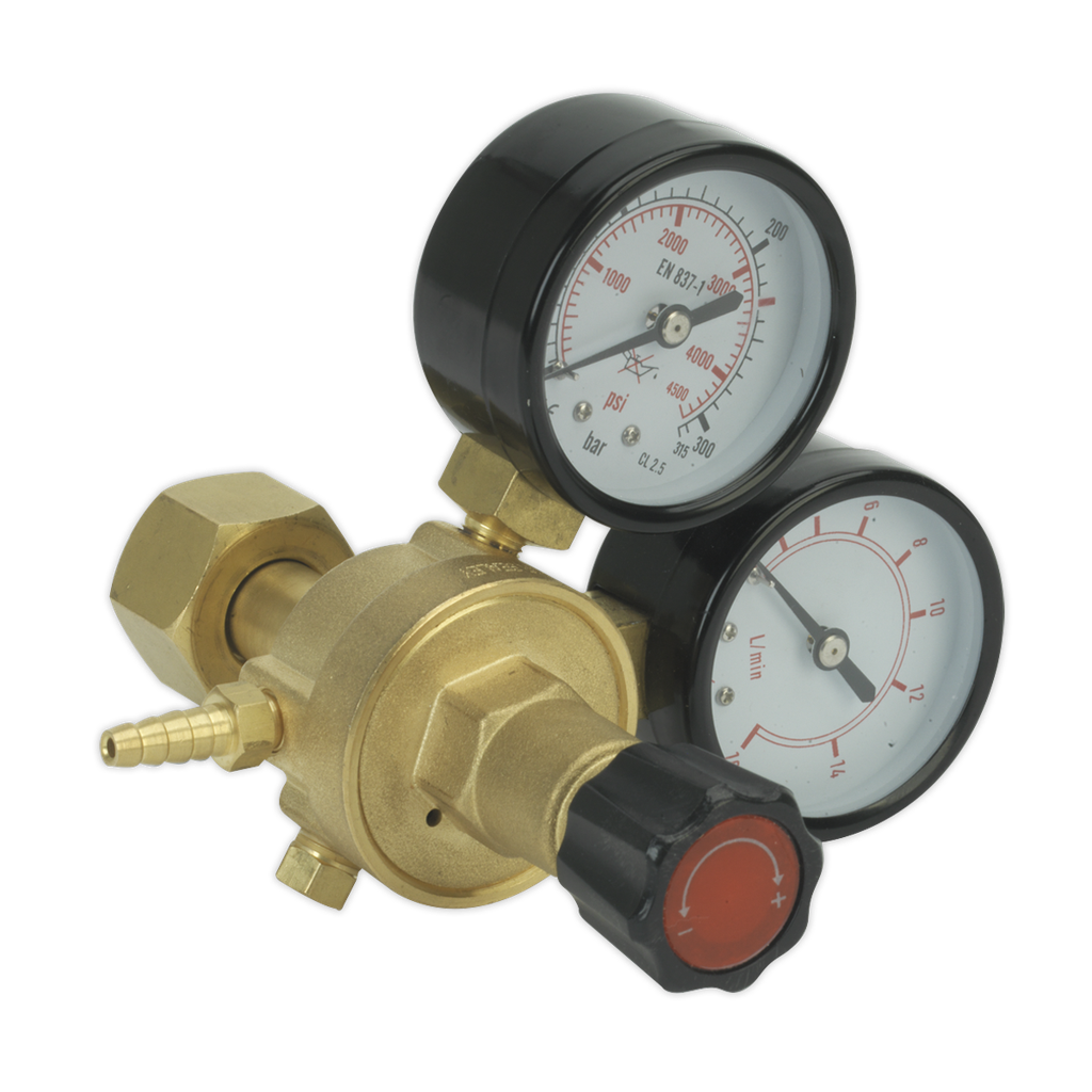 Sealey Industrial MIG Gas Regulator 2-Gauge
