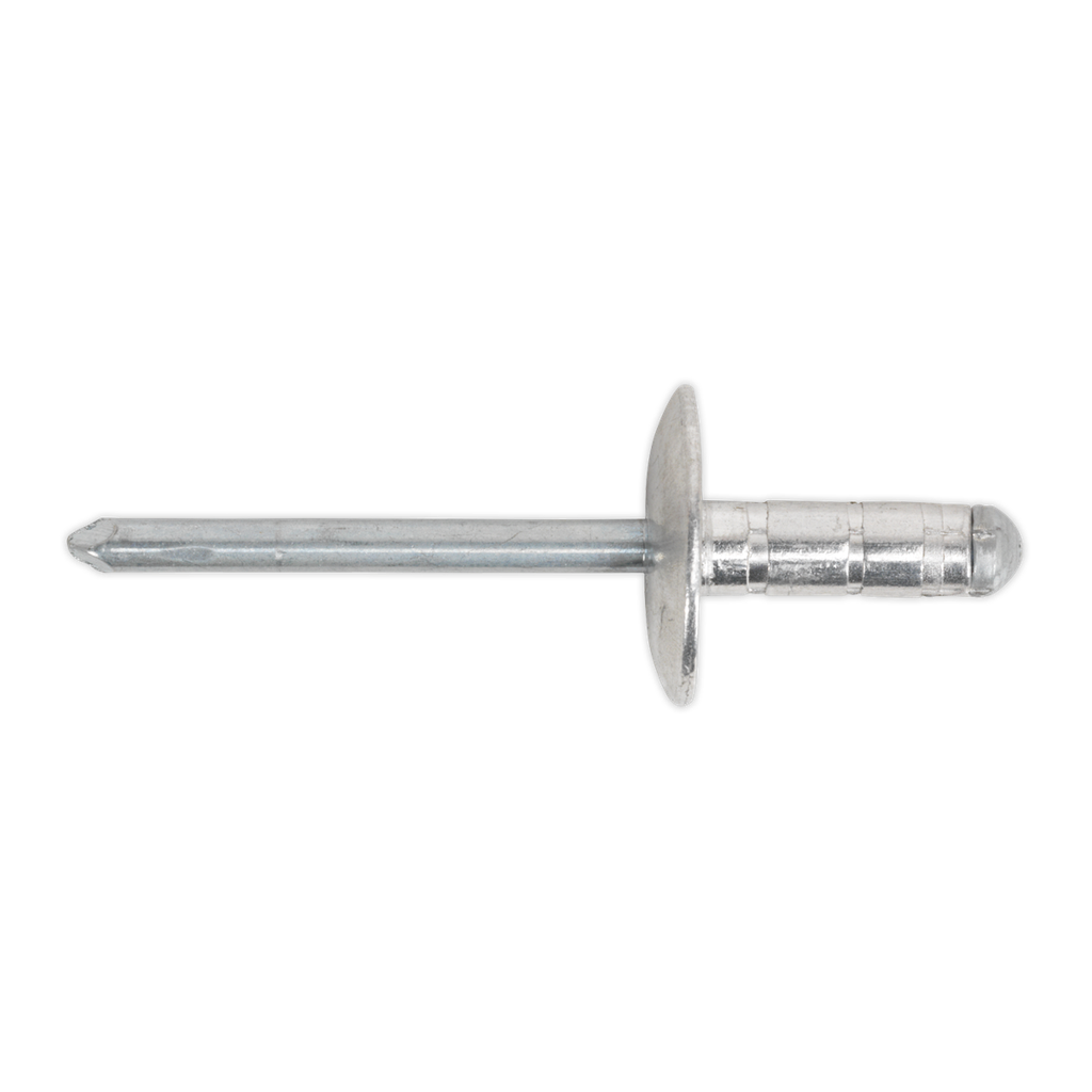 Sealey Aluminium Multi-Grip Large Flange Rivet 4.8 x 19mm - Pack of 200