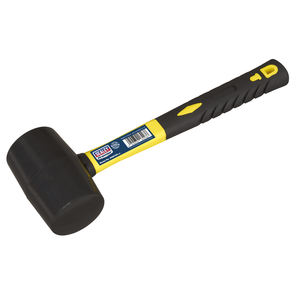 Sealey Premier Rubber Mallet with Fibreglass Shaft 1.5lb