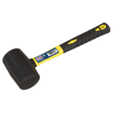 Sealey Premier Rubber Mallet with Fibreglass Shaft 1.5lb