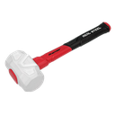 Sealey Premier Rubber Mallet with Fibreglass Shaft & Graphite Co