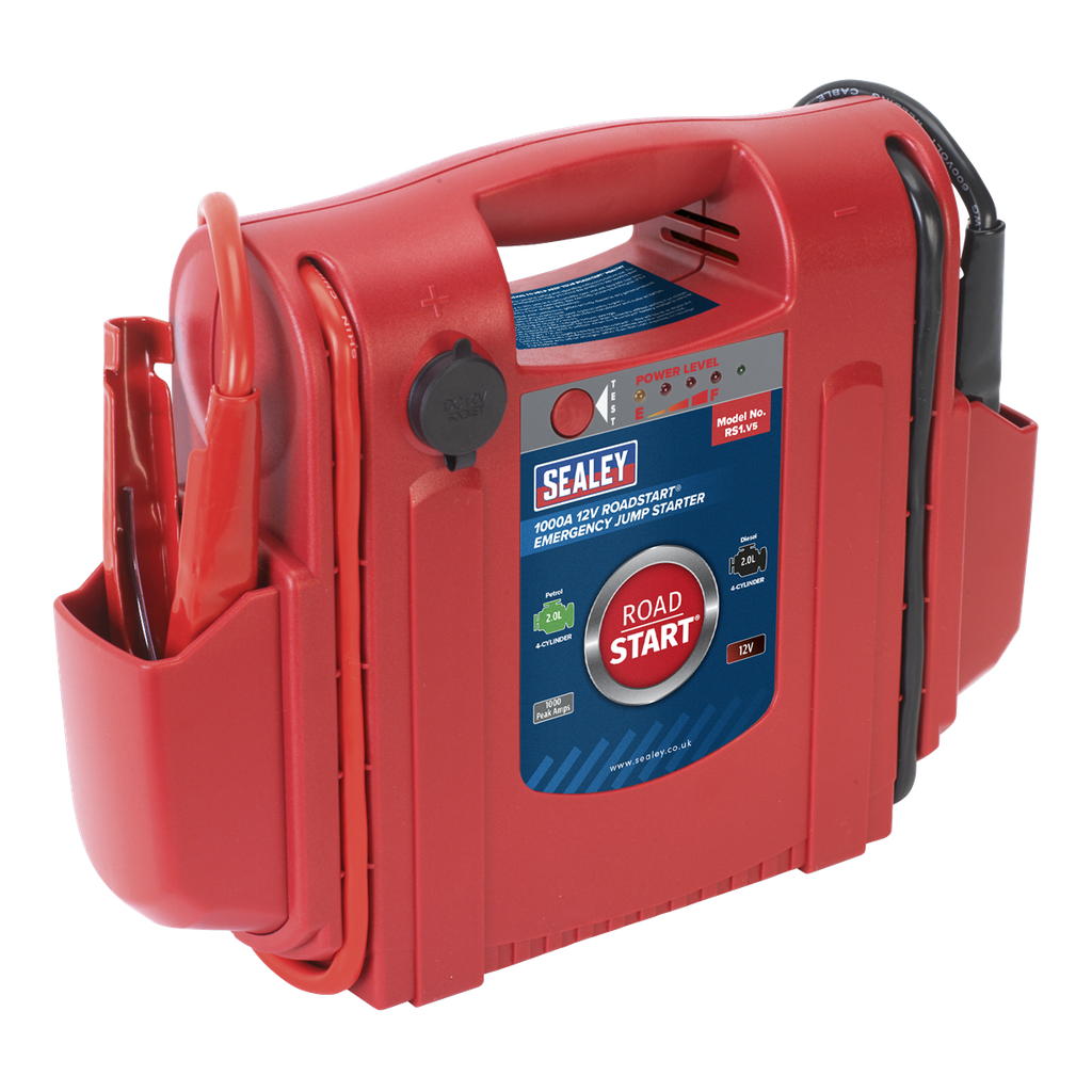 Sealey RoadStart® 12V Emergency Jump Starter 1000 Peak Amps