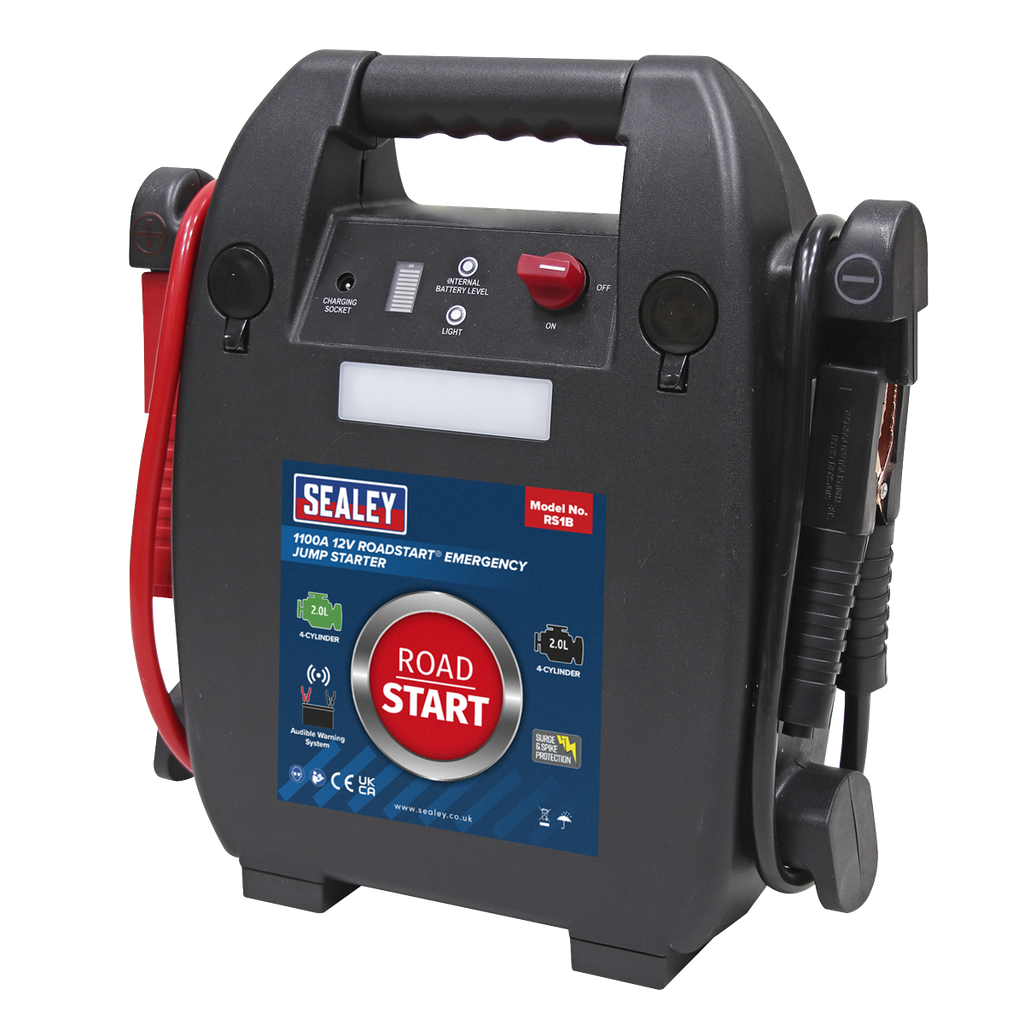 Sealey RoadStart® 12V Emergency 4-Cylinder Jump Starter 2L