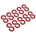 Plastic Chain S-Hook - Pack of 10