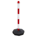 Red/White Post with Base