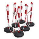 Sealey Post & Chain Kit 25m - Red/White