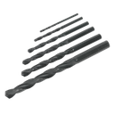 Siegen HSS Drill Bit Set 6pc - DIN 338