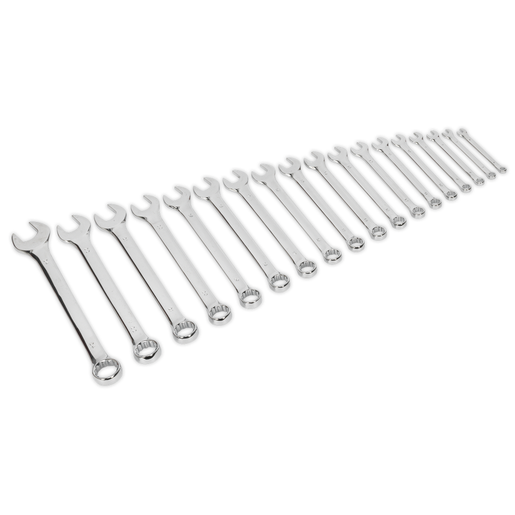 Sealey Siegen Combination Spanner Set 18pc