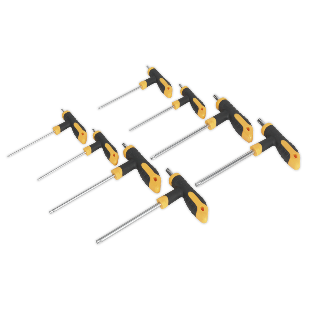 Sealey Siegen T-Handle TRX-Star* Key Set 8pc