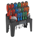 Sealey Siegen Screwdriver, Hex Key & Bit Set 44pc