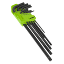 Sealey Siegen Extra-Long TRX-Star* Key Set 9pc