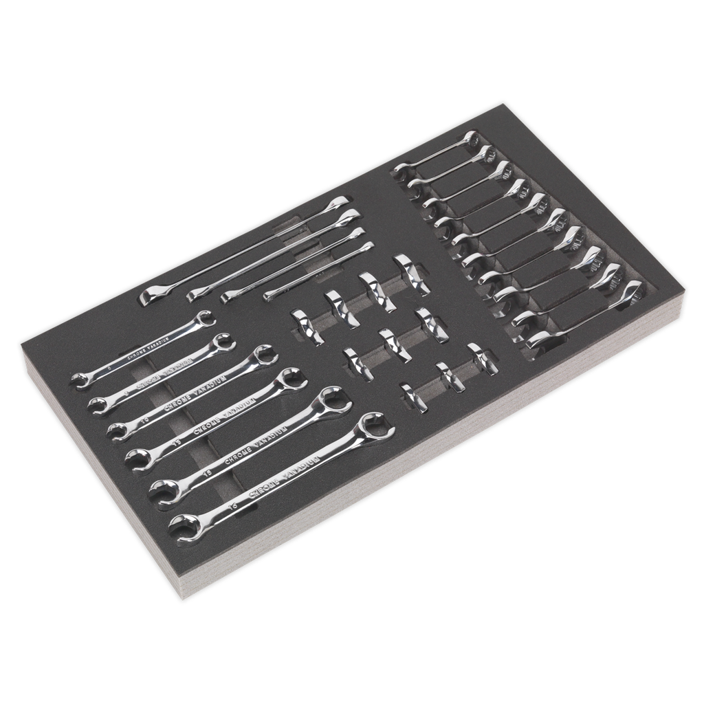 Sealey Siegen Specialised Spanner Set with Tool Tray 30pc