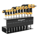 Sealey Siegen T-Handle Ball-End Hex Key Set 10pc