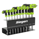 Sealey Siegen T-Handle TRX-Star* Key Set 10pc
