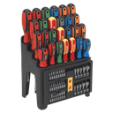 Sealey Siegen Screwdriver, Bit & Nut Driver Set 61pc