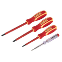 Sealey Siegen Electrician's Screwdriver Set 4pc - VDE Approved