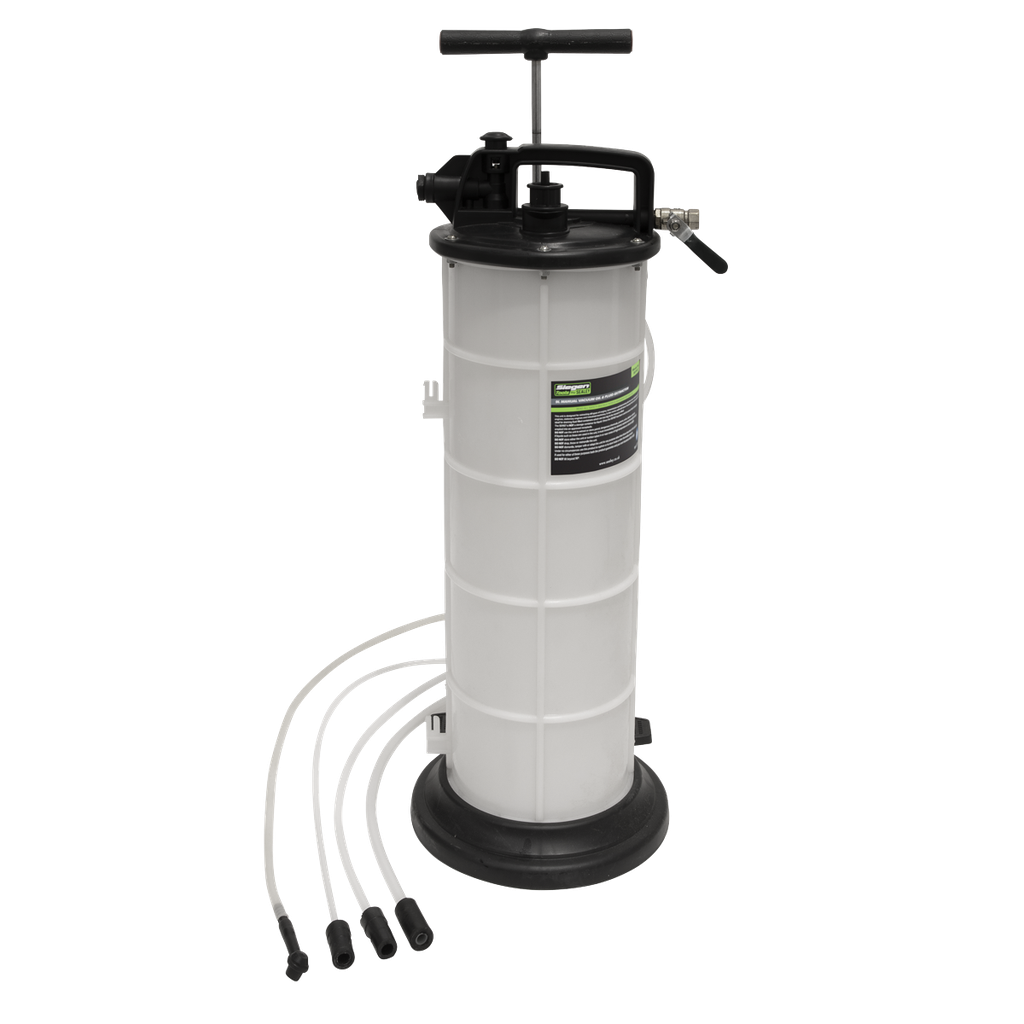 Sealey Manual/Air Vacuum Oil & Fluid Extractor 9L